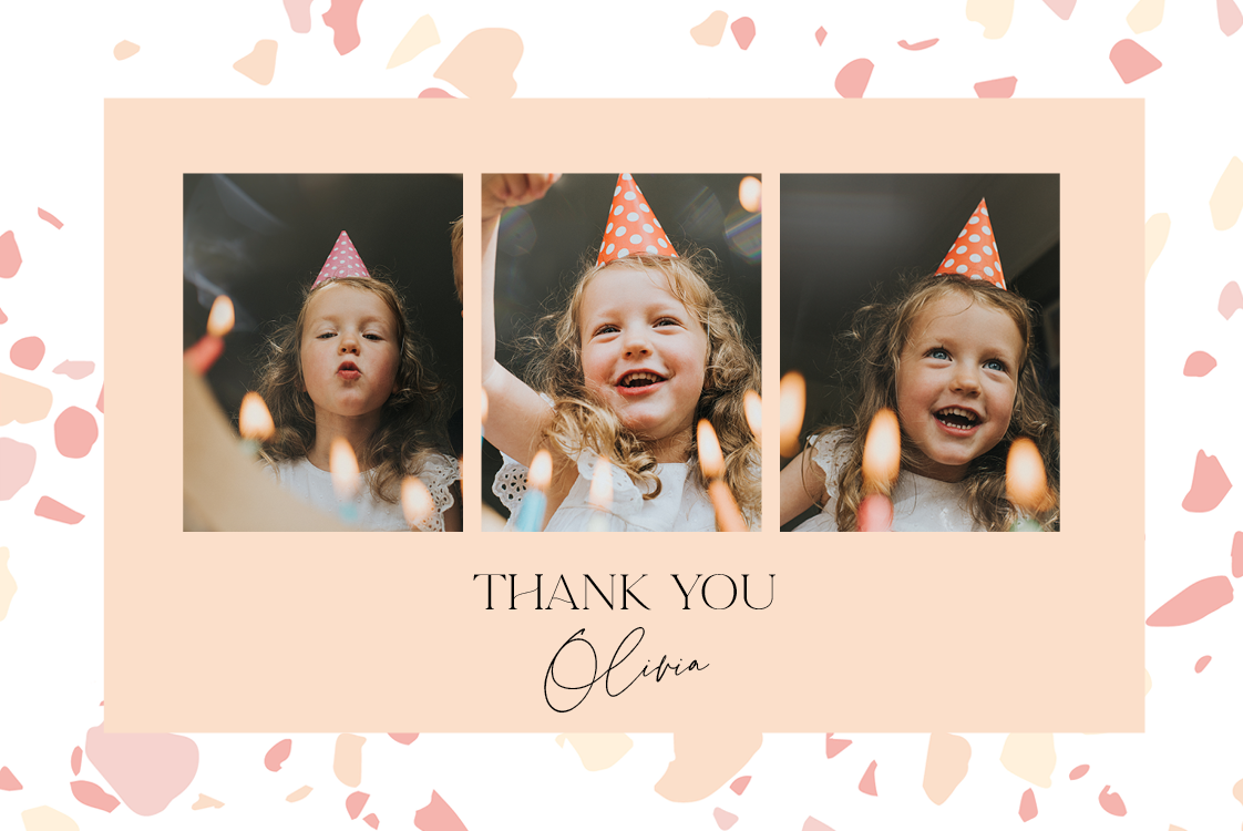 Thank you cards — Terrazzo