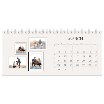 Desk calendars — Wall photo gallery [March]