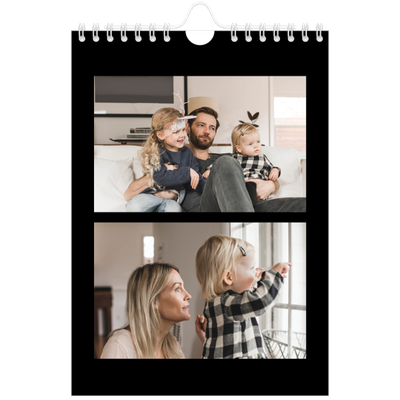 A5 Photo Calendar — Black margin [cover]