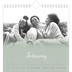 Square calendars  — Misty green [February]