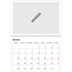 A4 Double Photo Calendar — Design your own calendar [January]