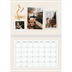 A4 Double Photo Calendar — Vintage scrapbooking [April]