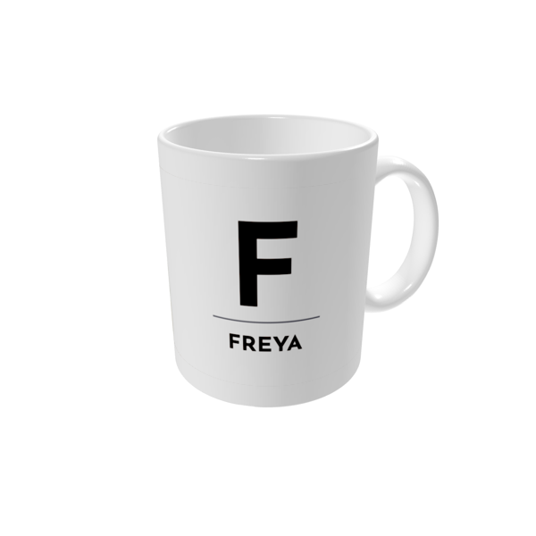 Personalised mugs — Letter spotlight
