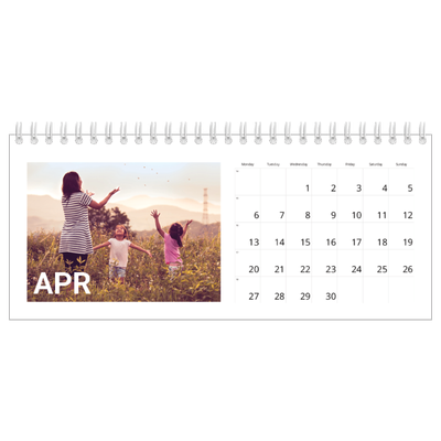 Desk calendars — Big month [April]