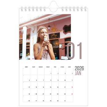 A5 portrait — Number months