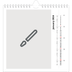 Square calendars  — Design your own calendar [January]