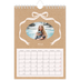 A5 Photo Calendar — Kraft and bow [March]