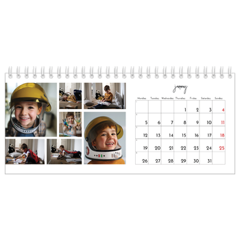 Desk Photo Calendar — Photo arrangements