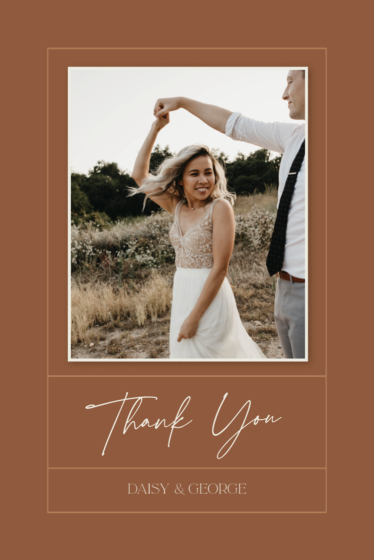 Thank you cards — Down to earth