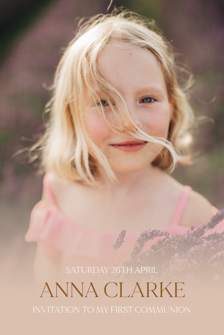 Invitations — Simple taupe