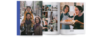 Photo Books — Bold colour yearbook