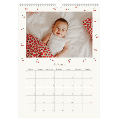 A3 photo calendars — Cherry bliss [January]