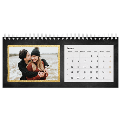 Desk calendars — Rustic charm [January]