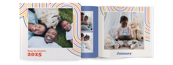 Photo Books — Retro stripes