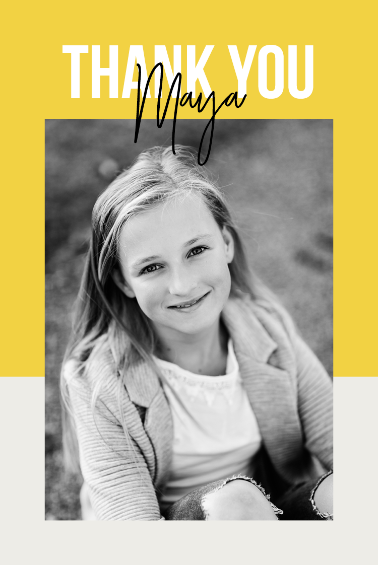 Thank you cards — Bright communion