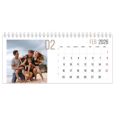 Desk calendars — Number months [February]