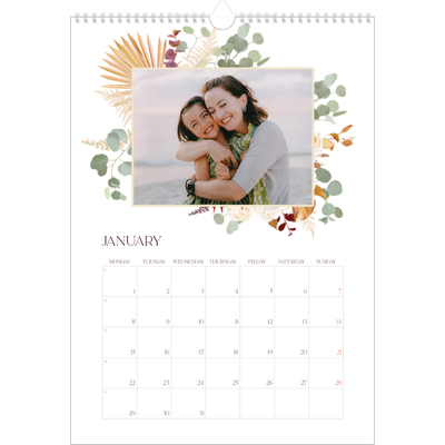 A3 photo calendars — Boho [January]