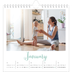 Square calendars  — Hello world [January]