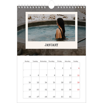 A4 Photo Calendar — The portrait edit