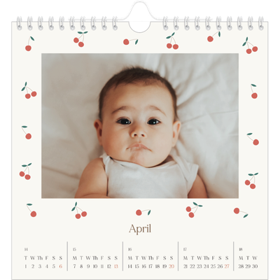 Square calendars  — Cherry bliss [April]