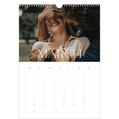 A3 photo calendars — Larger than life [March]
