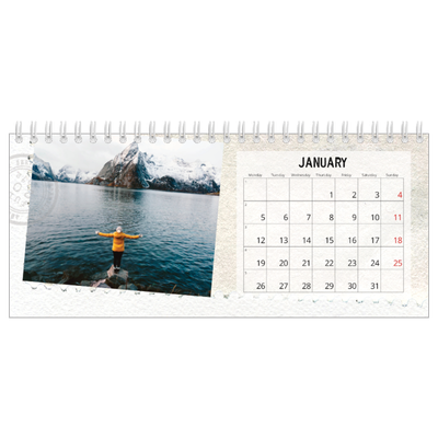Desk calendars — Parts unknown [January]