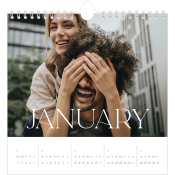 Square Photo Calendar — Larger than life