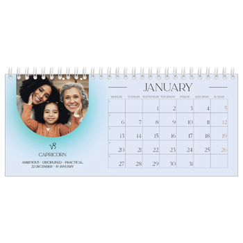 Desk Photo Calendar — Astrology gradients