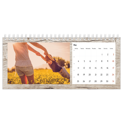 Desk calendars — Wood [May]