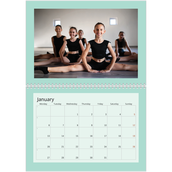 A4 Double Photo Calendar — Neo Scandi