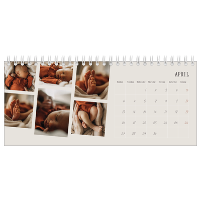 Desk calendars — Memories in motion [April]