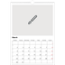 A3 photo calendars — Design your own calendar [March]