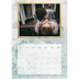 A4 Double Photo Calendar — Classic Marble [April]