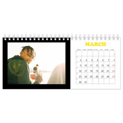 Desk calendars — Fun type [March]