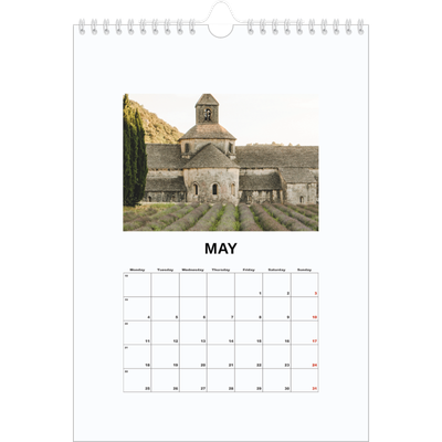 A4 Photo Calendar — Simple photo [cover]