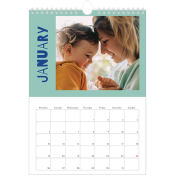 A4 Photo Calendar — Fun colourful you