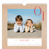 Square calendars  — Pops of red [January]