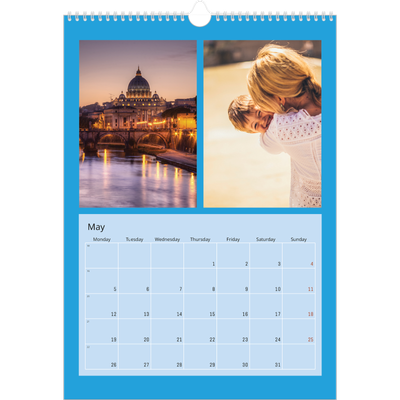 A3 photo calendars — Bright and bold [May]