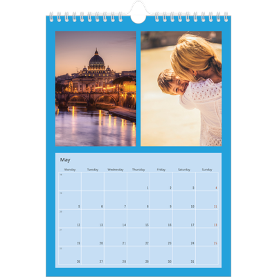 A4 Photo Calendar — Bright and bold [May]