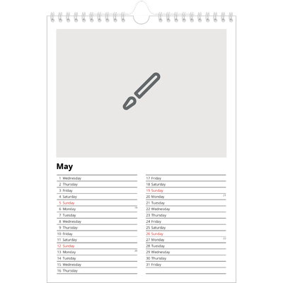 A4 Photo Calendar — Design your own calendar [cover]