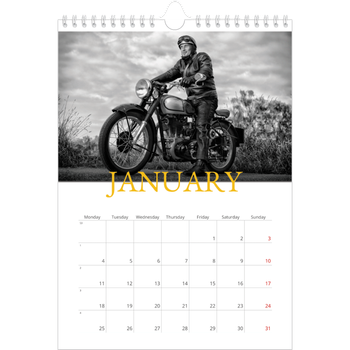 A4 Photo Calendar — Heritage style