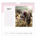 Square calendars  — List Calendar [April]
