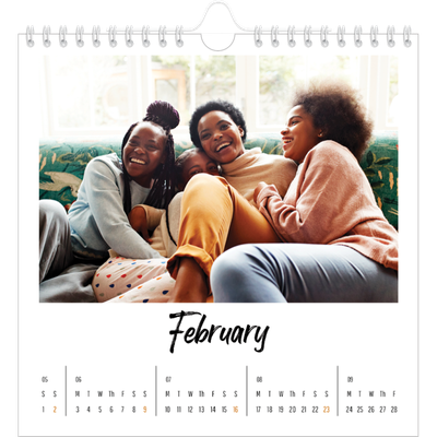 Square calendars  — This is me [February]