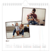 Square calendars  — Floral giftwrap [April]