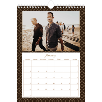 A4 Photo Calendar — Vintage monochrome