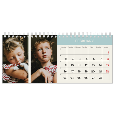 Desk calendars — Pastel chapters [February]