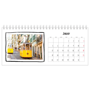 Desk Photo Calendar — Scrapbook snapshots