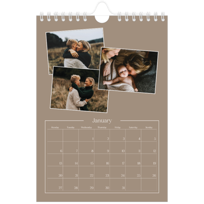 A5 Photo Calendar — Crafted memories [January]