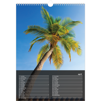 A3 photo calendars — Complements [April]