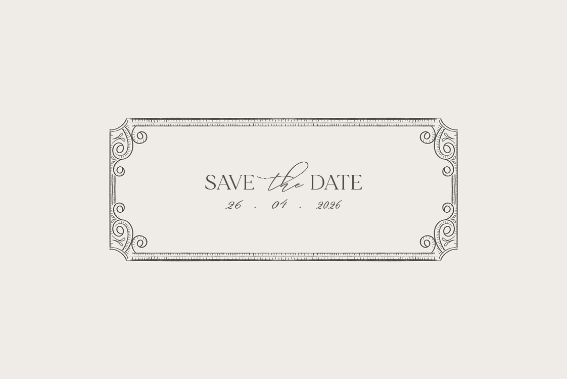 Save the date — Dark elegance